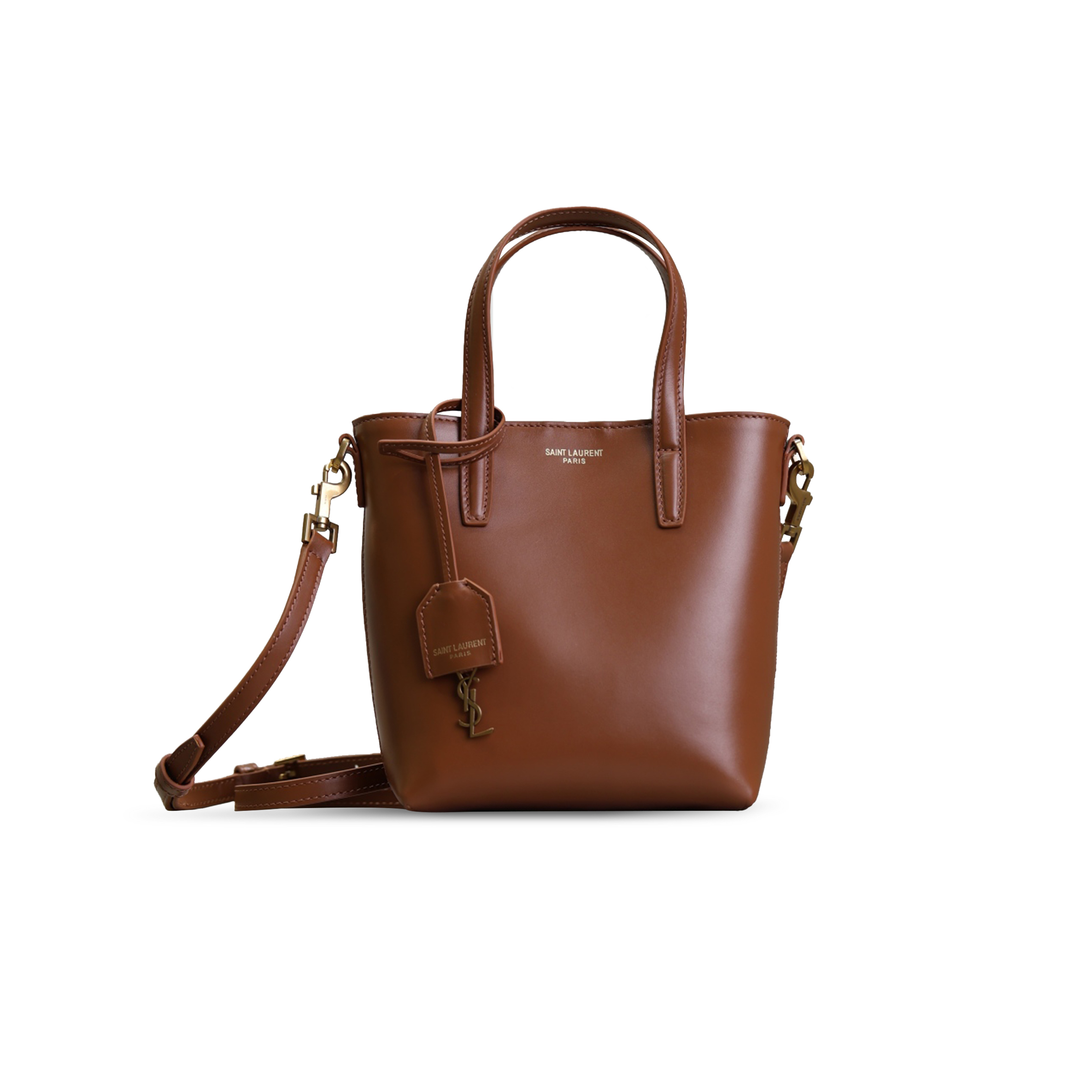 YSL MINI TOY LEATHER SHOPPING BAG 712367 (18*17*8cm)